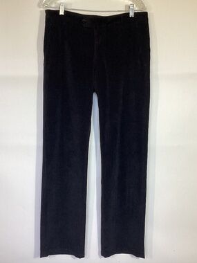 ARMANI  Collezioni collection men’s black velvet dress pants Sz 34 x 31